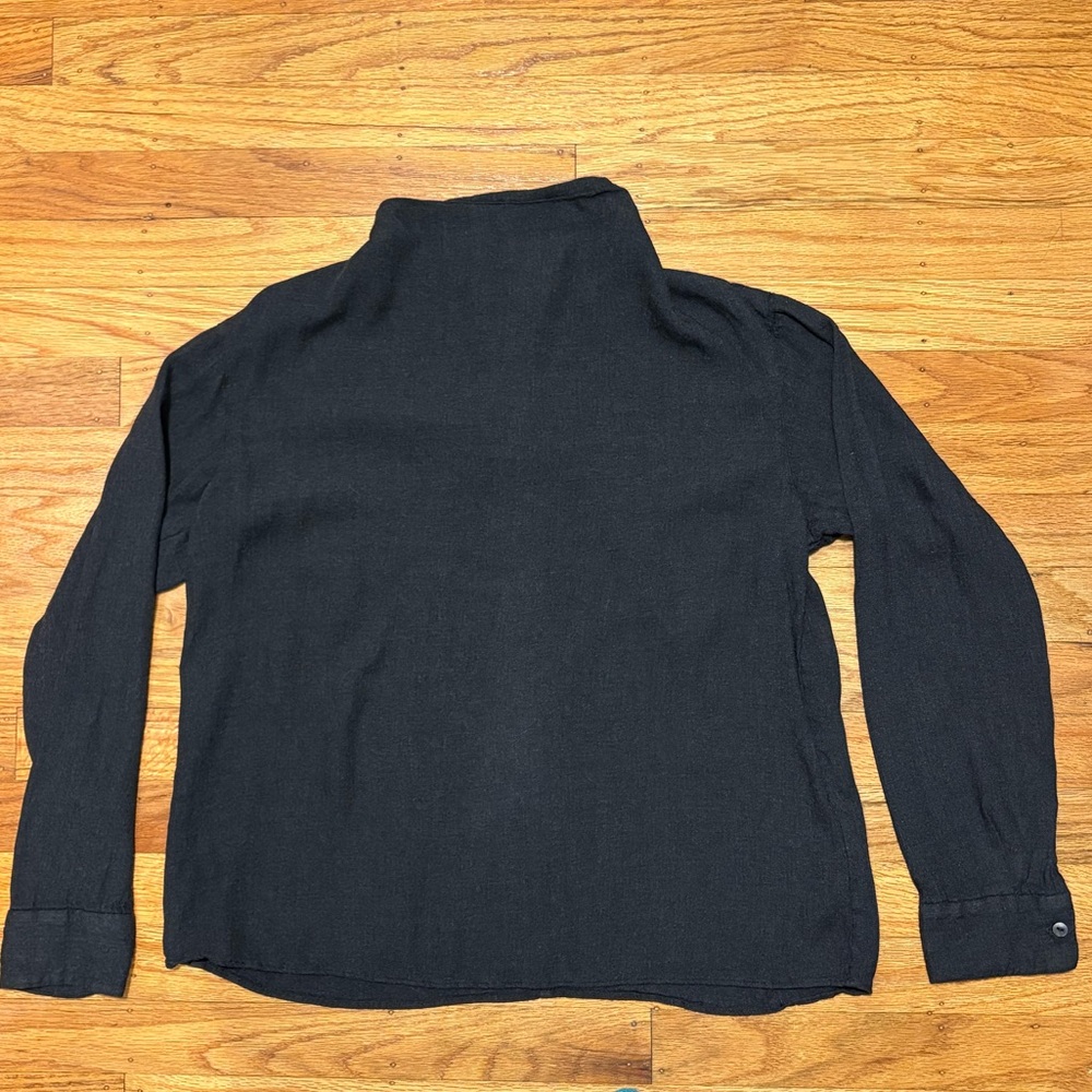 Uniqlo dark grey smock turtleneck sweater